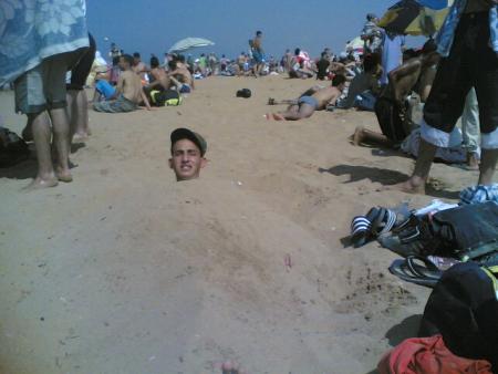 a la  plage  de nadour 